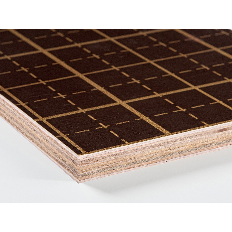 Фанера ламінована опалубна 2,5*1,25м. 18мм CUTplex basic